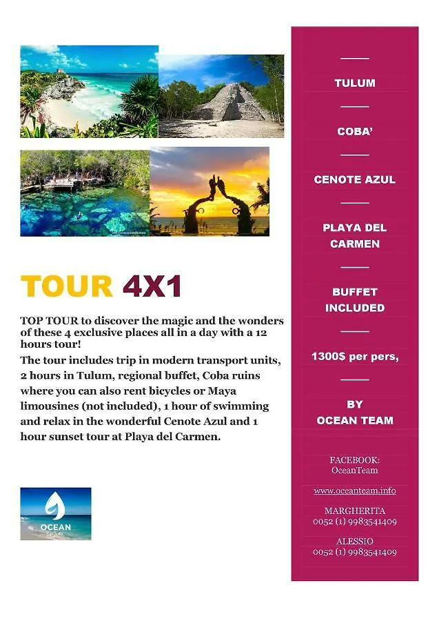 Margaritas B&B Cancún Nocleg ze śniadaniem
